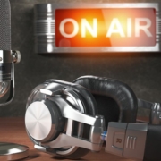 Podcasting tools shown with On-Air highlighted