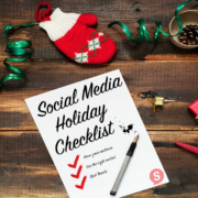 social media holiday checklist