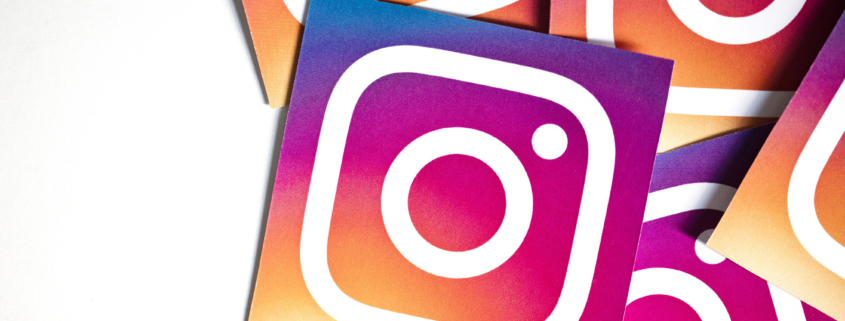 Instagram tiles laid on top of each other