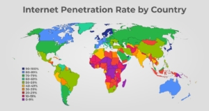 Internet Penetration Rate by Country