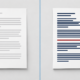AI Brand Voice Profile: Generic AI Writing vs. Voice-Profiled Writing | Lucé Media Split frame graphic comparing generic AI written text with voice profiled writing Luce Media branding