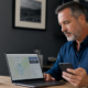 google-business-profile-new-homepage | Lucé Media Business owner reviewing a Google Business Profile while planning local search visibility